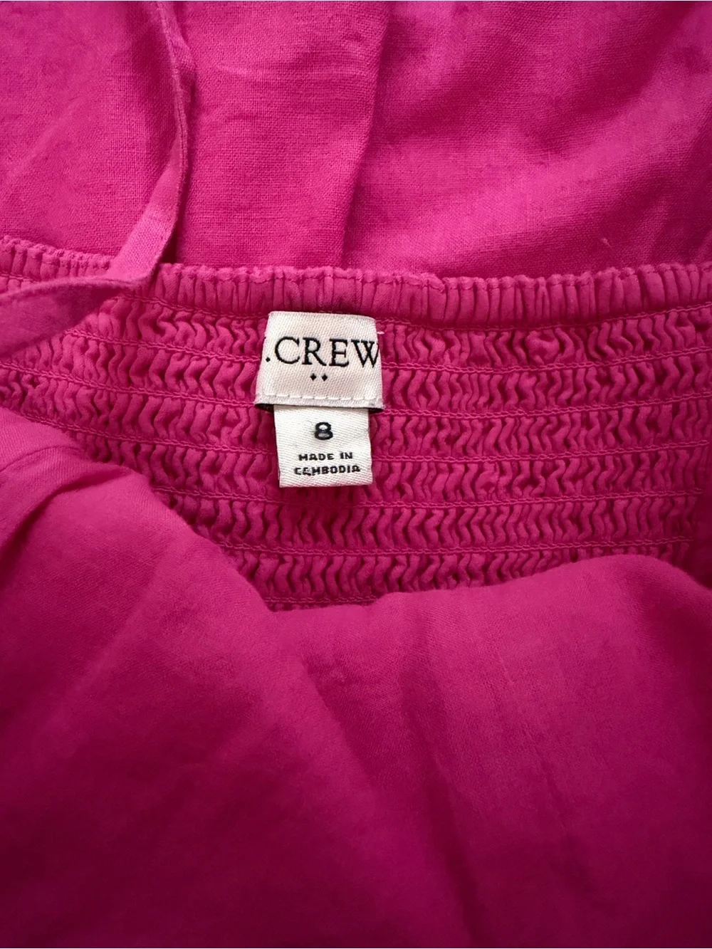 J. Crew Bright Fuchsia Maxi Skirt with Side Slit